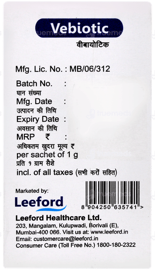 Vebiotic Sachet 1gm