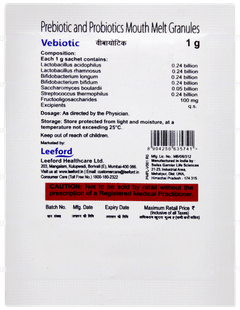 Vebiotic Sachet 1gm