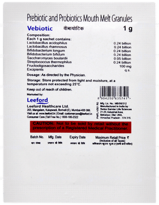 Vebiotic Sachet 1gm
