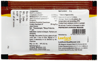 Gasowel Jeera Flavour Sachet 5 GM