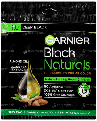 Garnier Black Naturals 1.0 Deep Black Hair Color 40gm