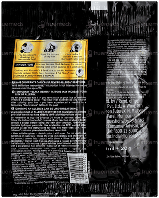 Garnier Black Naturals 1.0 Deep Black Hair Color 40gm