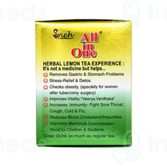 Sneh All In One Herbal Lemon Sulphur Less Sugar Tea Bags 25