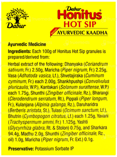 Dabur Honitus Hot Sip 4Gm Pack Of 30 Sachets