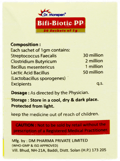 Bifi Biotic Pp Orange Flavour Sachet 1gm