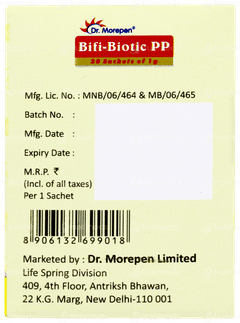 Bifi Biotic Pp Orange Flavour Sachet 1gm