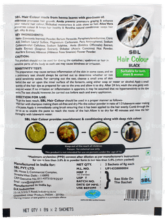 Sbl Hair Colour Black 16Gm