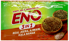 Eno 3 In 1 Real Jeera Ajwain Kala Namak Sachet 5gm