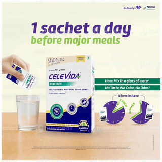 Celevida Diafiber 12gm Pack Of 30 Sachets