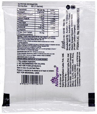 Nutrigrow L Arginine Sachet 5Gm