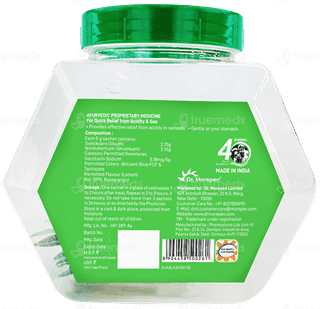 Dr Morepen Acidity X Instant Relief Lemon Flavour 5gm  Pack Of 50 Sachets