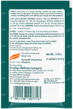 Koflet H Hot Drink Ginger Flavour 3.50g Pack Of 10 Sachets