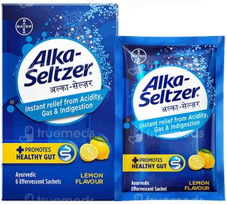 Alka Seltzer Lemon Flavour 5.2gm Pack Of 6 Effervescent Sachets