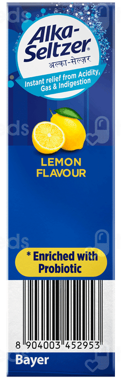 Alka Seltzer Lemon Flavour 5.2gm Pack Of 6 Effervescent Sachets