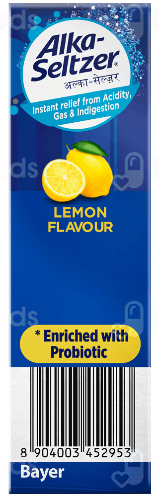Alka Seltzer Lemon Flavour 5.2gm Pack Of 6 Effervescent Sachets