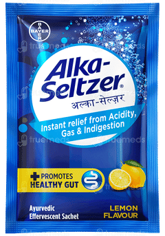 Alka Seltzer Lemon Flavour 5.2gm Pack Of 6 Effervescent Sachets