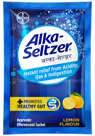 Alka Seltzer Lemon Flavour 5.2gm Pack Of 6 Effervescent Sachets