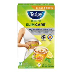 Tetley Slim Care Lemon & Honey Flavoured Green Tea Bags 25 Tetley Slim Care Lemon & Honey Flavoured Green Tea Bags 25
