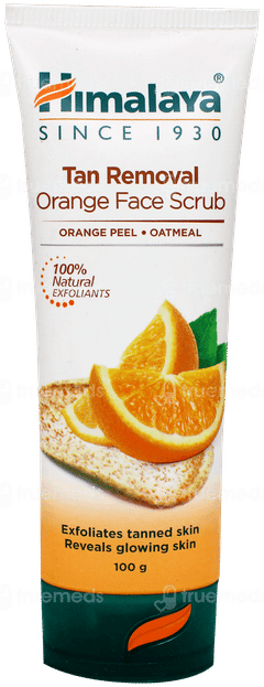 Himalaya Tan Removal Orange Face Scrub 100Gm Himalaya Tan Removal Orange Face Scrub 100Gm