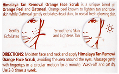 Himalaya Tan Removal Orange Face Scrub 100Gm
