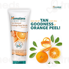 Himalaya Tan Removal Orange Face Scrub 100gm