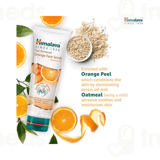 Himalaya Tan Removal Orange Face Scrub 100gm