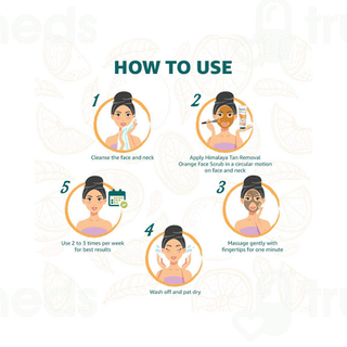 Himalaya Tan Removal Orange Face Scrub 100gm