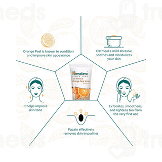 Himalaya Tan Removal Orange Face Scrub 100gm