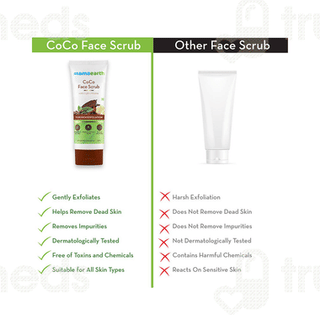 Mamaearth Coco Face Scrub For Rich Exfoliation 100 GM