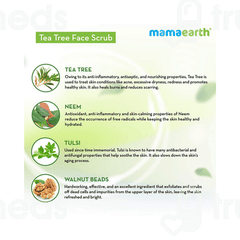 Mamaearth Tea Tree Face Scrub For Skin Purification 100 GM