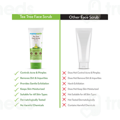 Mamaearth Tea Tree Face Scrub For Skin Purification 100 GM