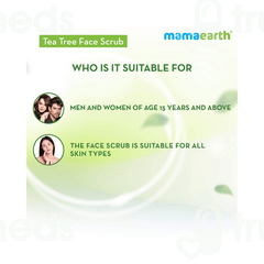 Mamaearth Tea Tree Face Scrub For Skin Purification 100 GM