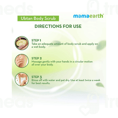 Mamaearth Ubtan Body Scrub For Tan Removal 200 GM