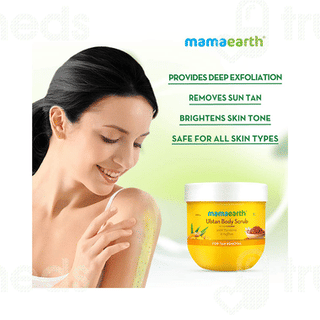 Mamaearth Ubtan Body Scrub For Tan Removal 200 GM