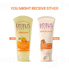 Lotus Herbals Apriscrub Fresh Apricot Scrub 100 GM