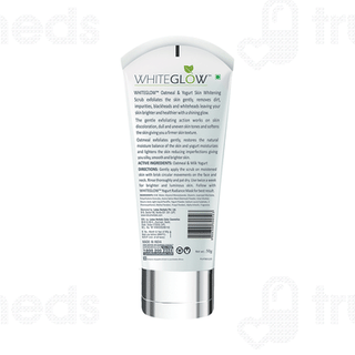 Lotus Herbals Whiteglow Oatmeal And Yogurt Skin Whitening Scrub 50 GM