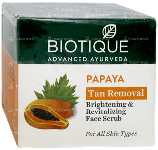 Biotique Papaya Tan Removal Brightening & Revitalizing Face Scrub 75gm