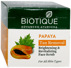 Biotique Papaya Tan Removal Brightening & Revitalizing Face Scrub 75Gm