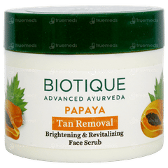 Biotique Papaya Tan Removal Brightening & Revitalizing Face Scrub 75Gm