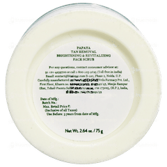 Biotique Papaya Tan Removal Brightening & Revitalizing Face Scrub 75Gm