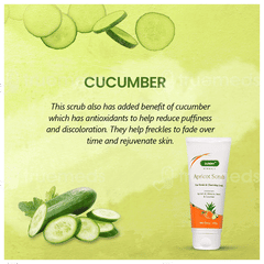 Baksons Sunny Herbals Apricot Aloevera With Neem & Cucumber Scrub 100Gm