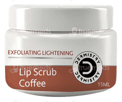 Dermistry Exfoliating Lightening Coffee Lip Scrub 15Ml