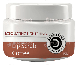 Dermistry Exfoliating Lightening Coffee Lip Scrub 15Ml