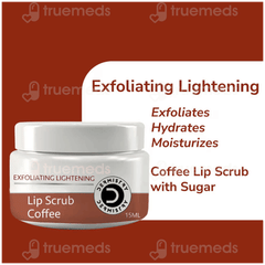 Dermistry Exfoliating Lightening Coffee Lip Scrub 15Ml