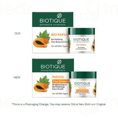 Biotique Papaya Tan Removal Face Scrub 75gm