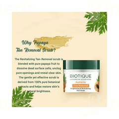 Biotique Papaya Tan Removal Face Scrub 75gm