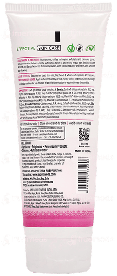 Ayouthveda D Tan Face Scrub 100gm