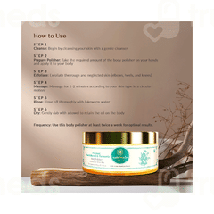 Ashpveda Noorani Sandalwood & Turmeric Body Polisher 200gm