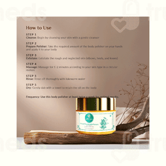 Ashpveda Noorani Sandalwood & Turmeric Body Polisher 50gm