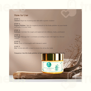 Ashpveda Noorani Sandalwood & Turmeric Body Polisher 50gm
